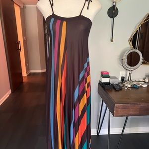 Beautiful and colorful summer dress.